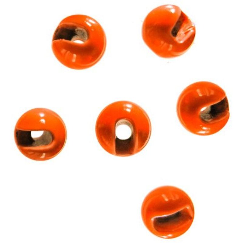 JENZI Tungsten Perlen Slot 4mm Orange 6Stk.