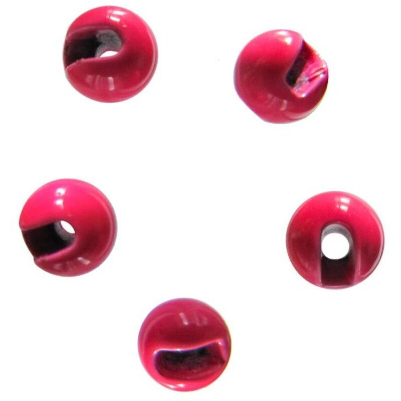 JENZI Tungsten Perlen Slot 4,6mm Pink 5Stk.