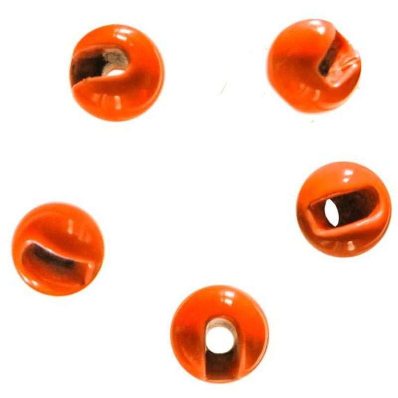 JENZI Tungsten Perlen Slot 4,6mm Orange 5Stk.