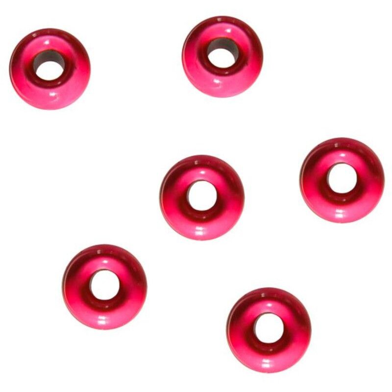 JENZI Tungsten Perlen Round 3,3mm Pink 6Stk.