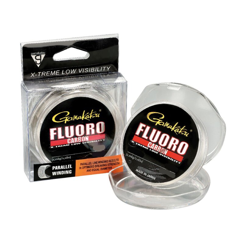 GAMAKATSU G-Line Fluorocarbon 0,26mm 4,3kg 25m Transparent (0,47 € pro 1 m)