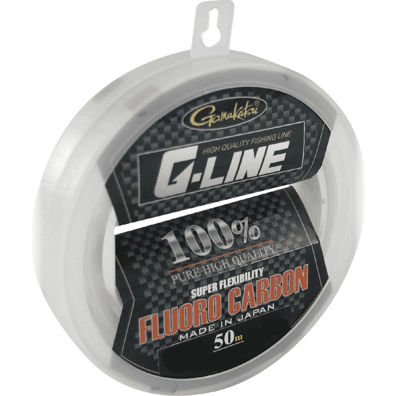 GAMAKATSU G-Line Fluorocarbon Big Spool 0,65mm 18,1kg 50m... (0,45 € pro 1 m)