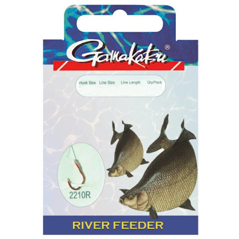 GAMAKATSU Hook BKD-2210R River Feeder 100cm Gr.14 0,18mm... (3,59 € pro 1 m)