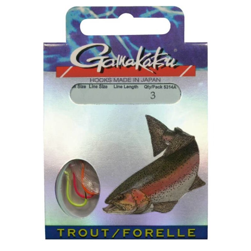 GAMAKATSU Hook BKD-5314A Spiral 120cm Gr.8 0,20mm Multi... (3,74 € pro 1 m)