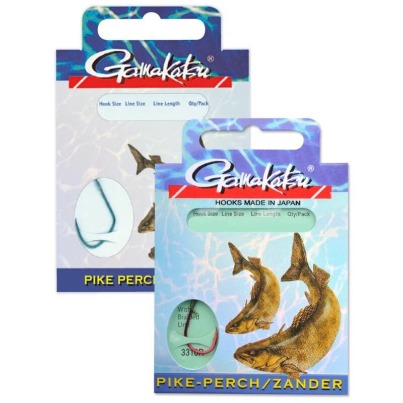 GAMAKATSU Hook BKD-3030R Zander Braided 60cm Gr.2 0,20mm... (7,48 € pro 1 m)