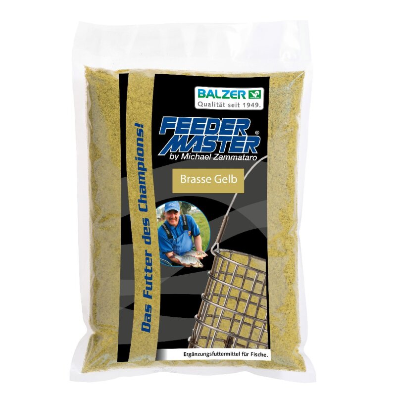 BALZER Feedermaster Futter Brasse Gelb 1kg (3,76 € pro 1 kg)
