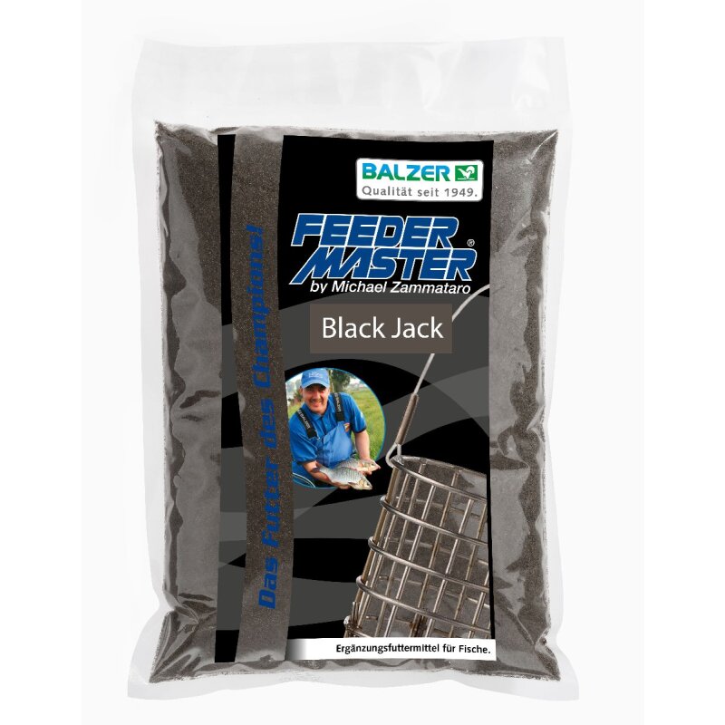 BALZER Feedermaster Futter Black Jack 1kg (3,76 € pro 1 kg)