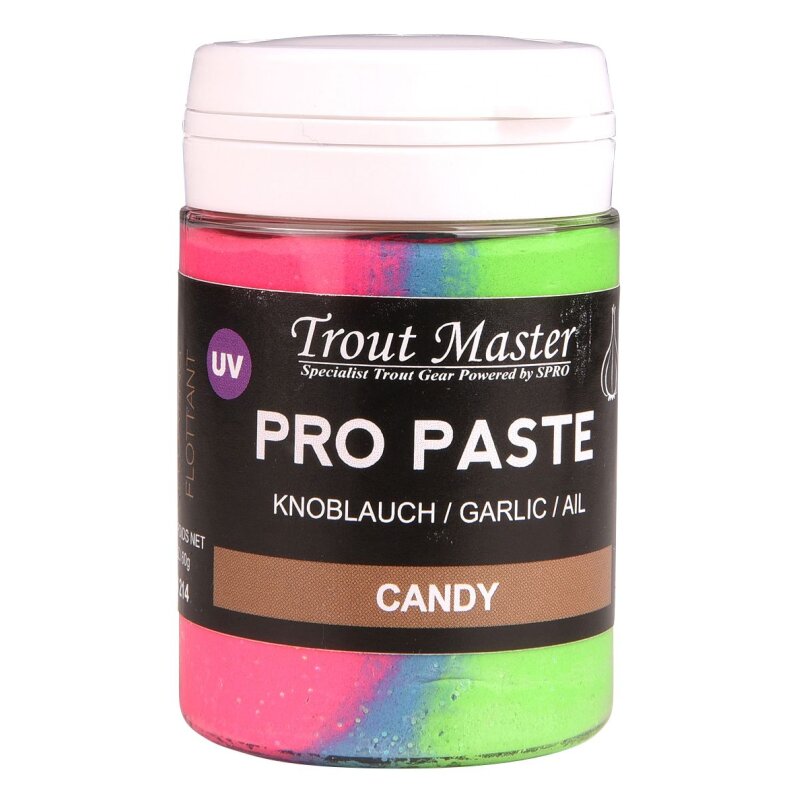TROUTMASTER Pro Paste Garlic 60g Candy (62,50 € pro 1 kg)