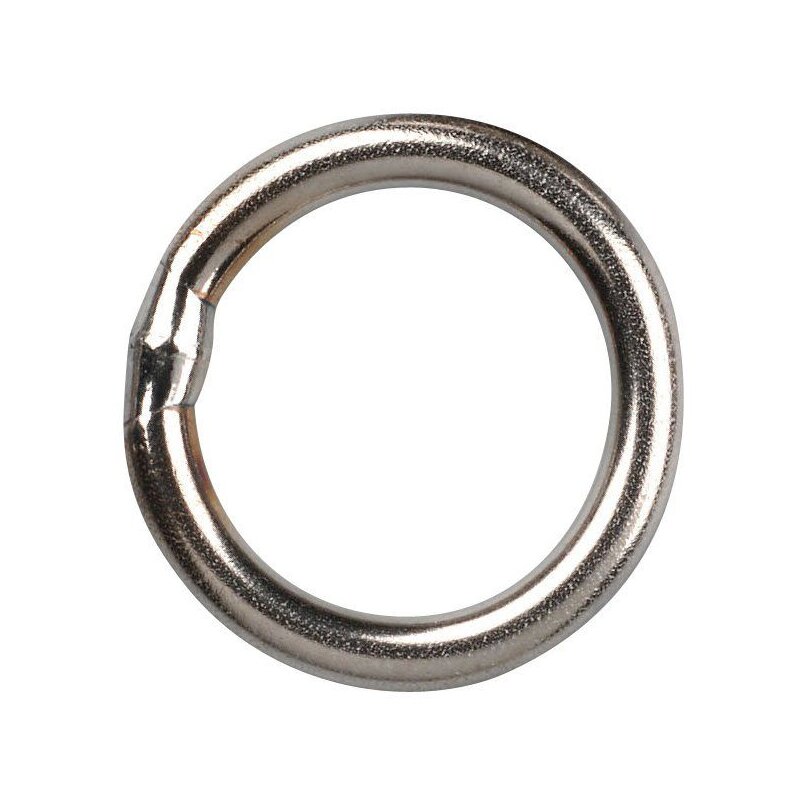 GAMAKATSU Hyper Solid Ring Stainless Gr.4 100kg Nickel 10Stk.