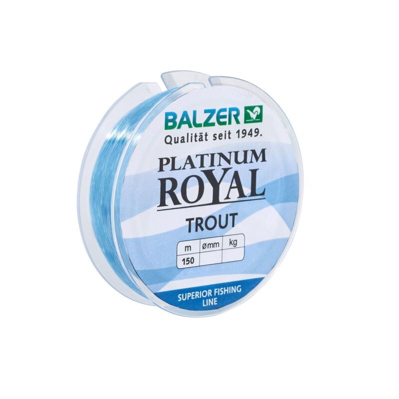 BALZER Platinum Royal Trout 0,16mm 3,3kg 150m Blau (0,03 € pro 1 m)