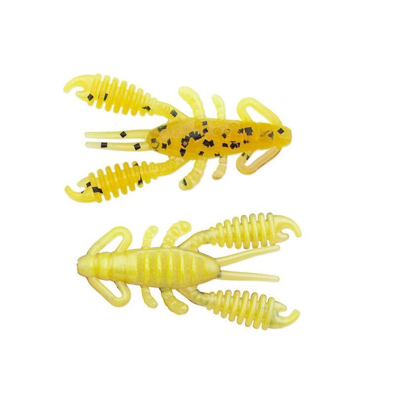 REINS 1.5 Ring Craw Laminiert 3,9cm 0,9g Motoroil PP./Chartreuse...'