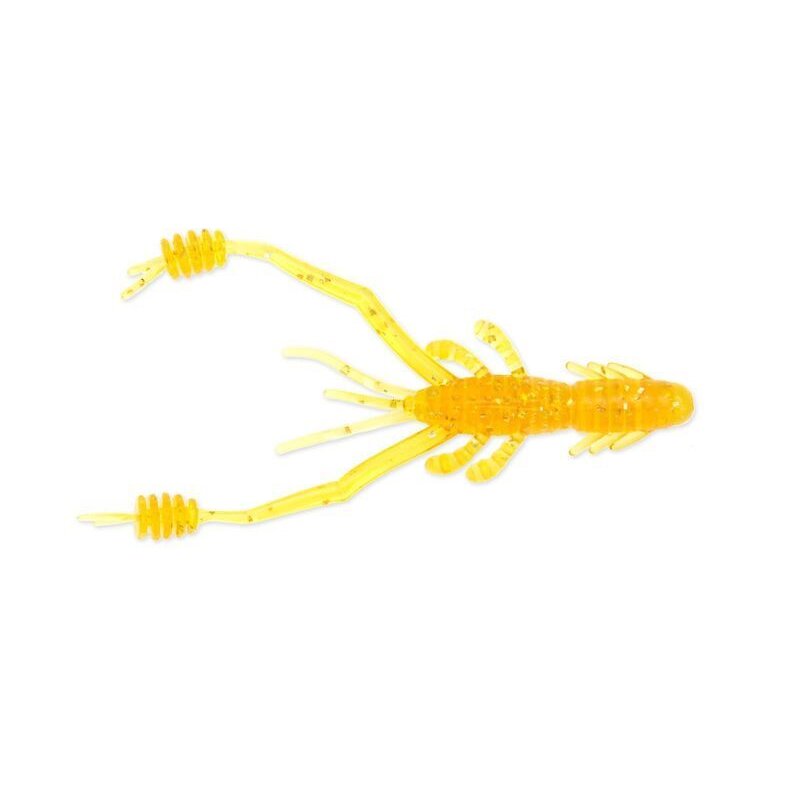 REINS 4 Ring Shrimp 10,2cm 3,3g Motoroil Gold Flake 8Stk.'