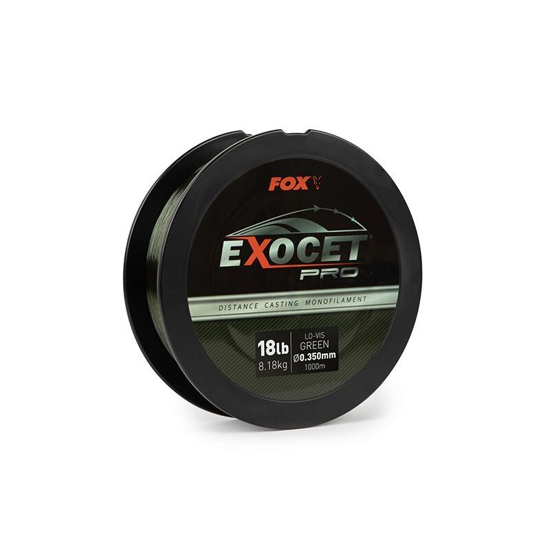 FOX Exocet Pro 0,35mm 8,18kg 1000m Low-Vis Green (0,02 € pro 1 m)