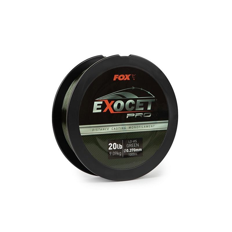 FOX Exocet Pro 0,37mm 9,09kg 1000m Low-Vis Green (0,02 € pro 1 m)