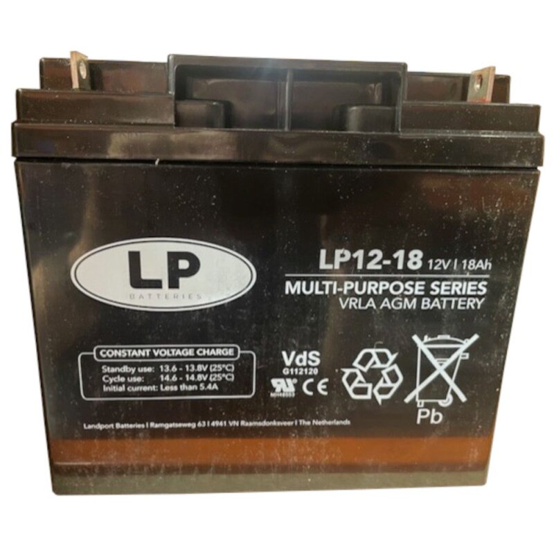 TECHNIK FÜRS BOOT AGM Batterie 12V 18Ah