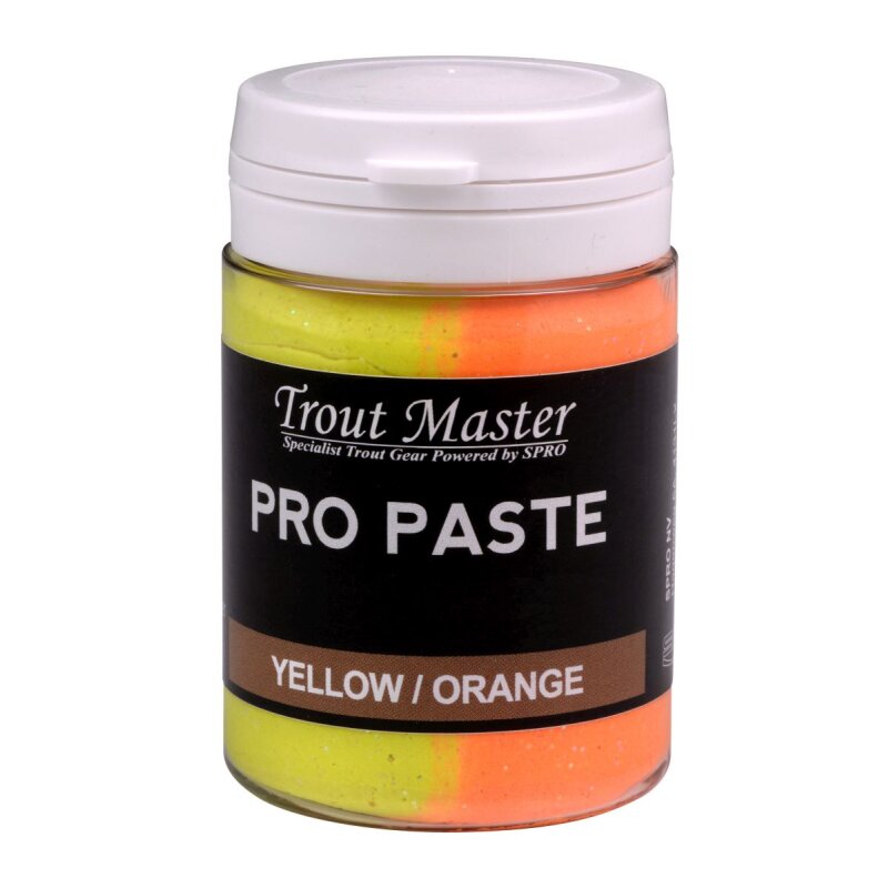 TROUTMASTER Pro Paste Fish 60g Yellow/Orange (62,50 € pro 1 kg)