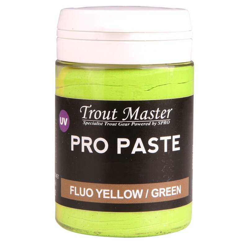 TROUTMASTER Pro Paste Fish 60g Fluoro Yellow/Green (62,50 € pro 1 kg)
