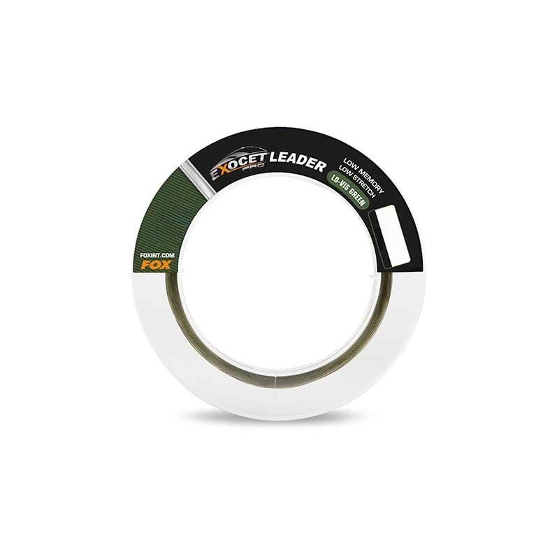 FOX Exocet Pro Leader 20,5kg 0,6mm 100m Low Vis Green (0,11 € pro 1 m)