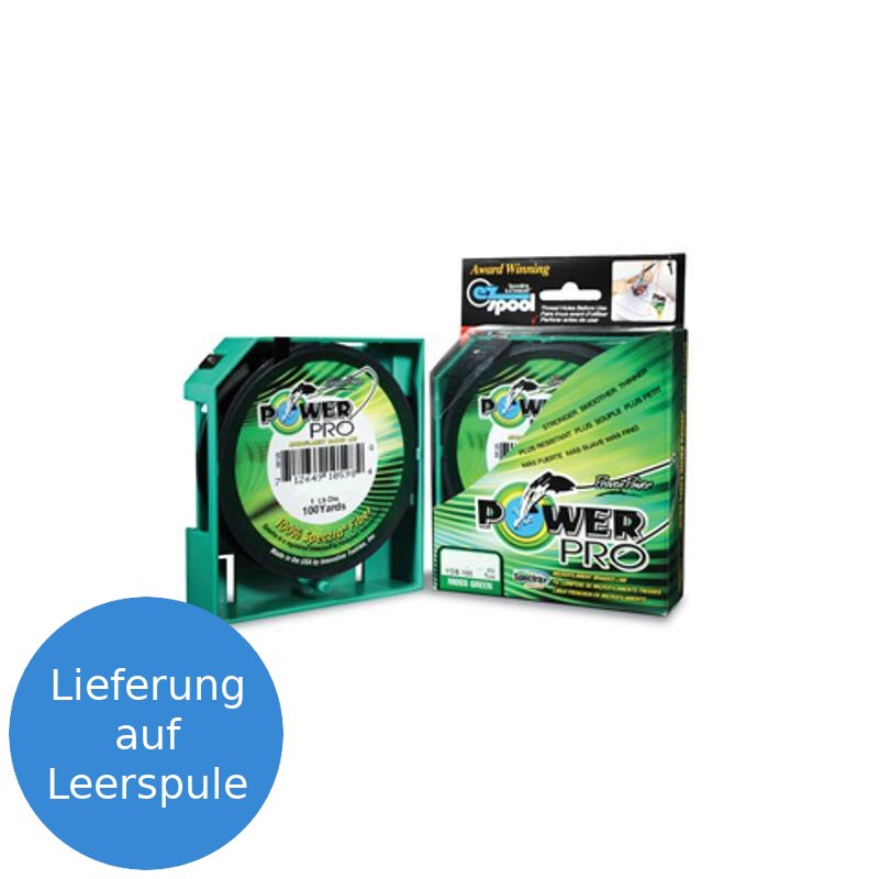 POWER PRO 0,19mm 13kg 100m Moosgrün (0,08 € pro 1 m)