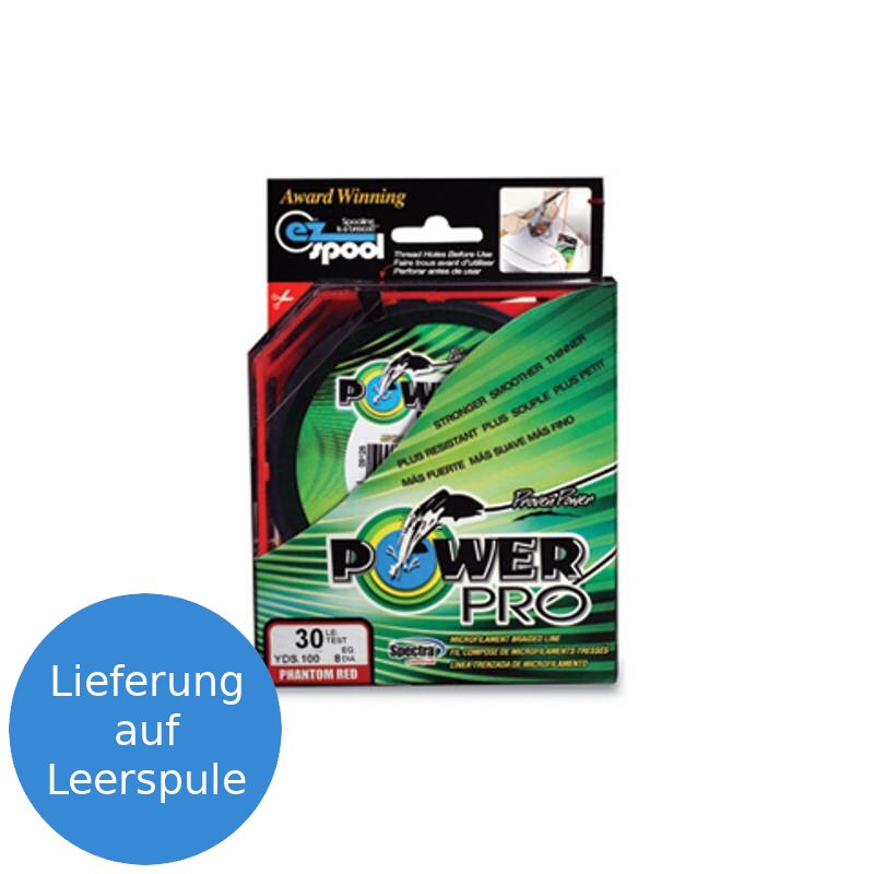 POWER PRO 0,19mm 13kg 100m Vermillion Red (0,08 € pro 1 m)