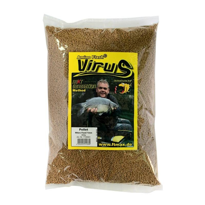 FTMAX Amino Flash Pellets Mikro Feed 1mm 800g (4,55 € pro 1 kg)