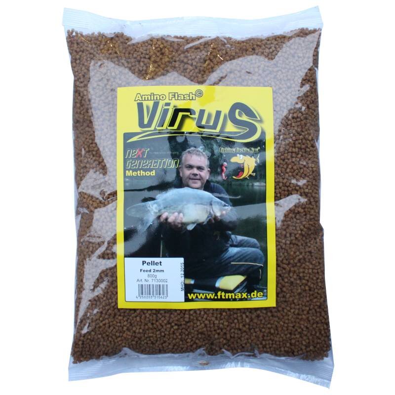 FTMAX Amino Flash Pellets Feed 2mm 800g (4,55 € pro 1 kg)