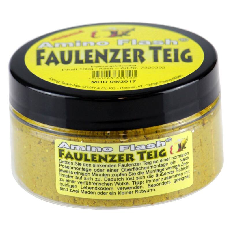 FTMAX Amino Flash Faulenzerteig Glitter 100g Käse (43,00 € pro 1 kg)