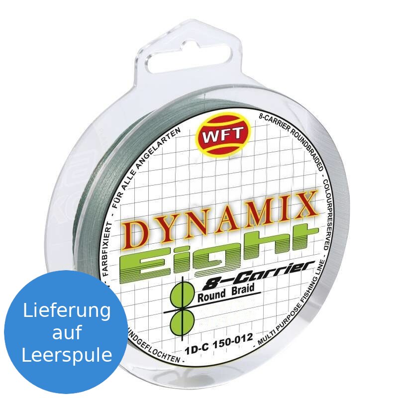 WFT Dynamix 8 Carrier Round 0,12mm 8kg 100m Grün (0,09 € pro 1 m)