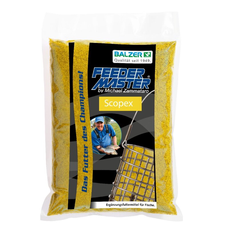 BALZER Feedermaster Futter Method Feeder Scopex 1kg (5,97 € pro 1 kg)