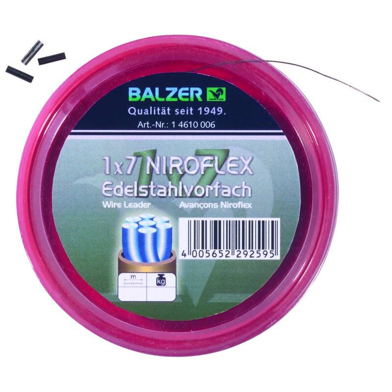 BALZER 1X7 Niroflex Spule 12kg 10m Braun (0,25 € pro 1 m)