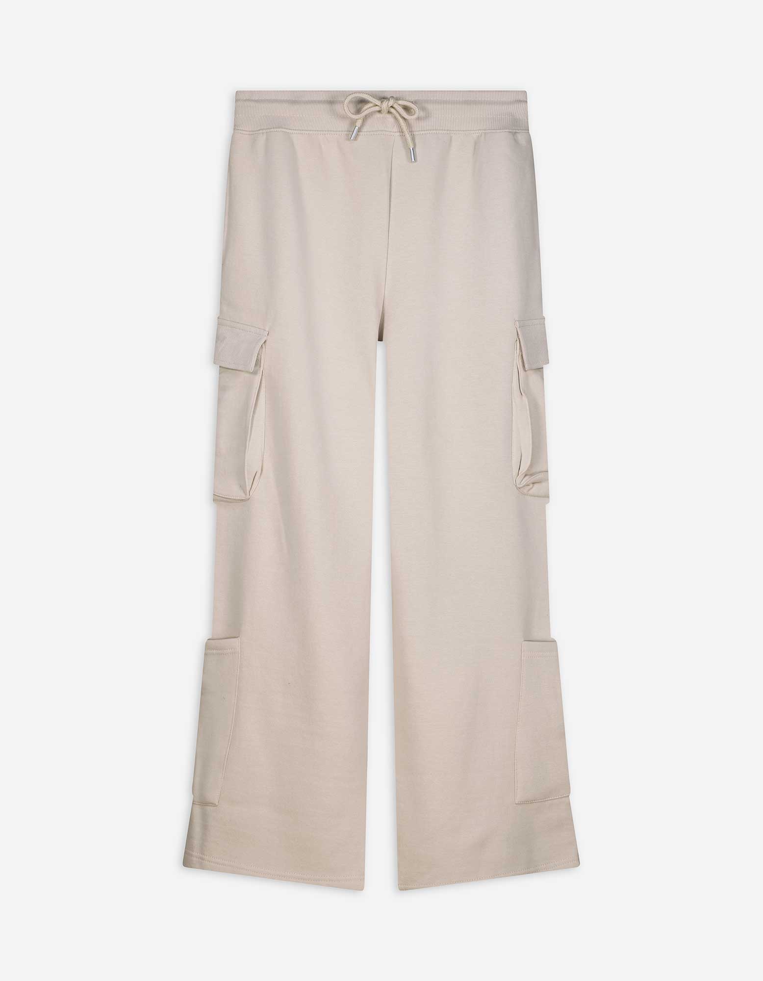Cargohose - Elastischer Bund - beige