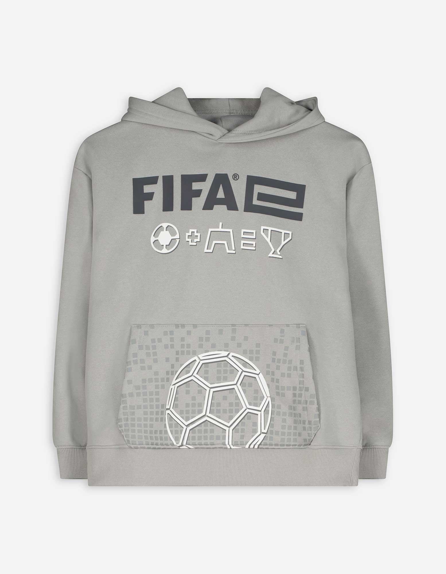 Hoodie - Fifa E - hellgrau