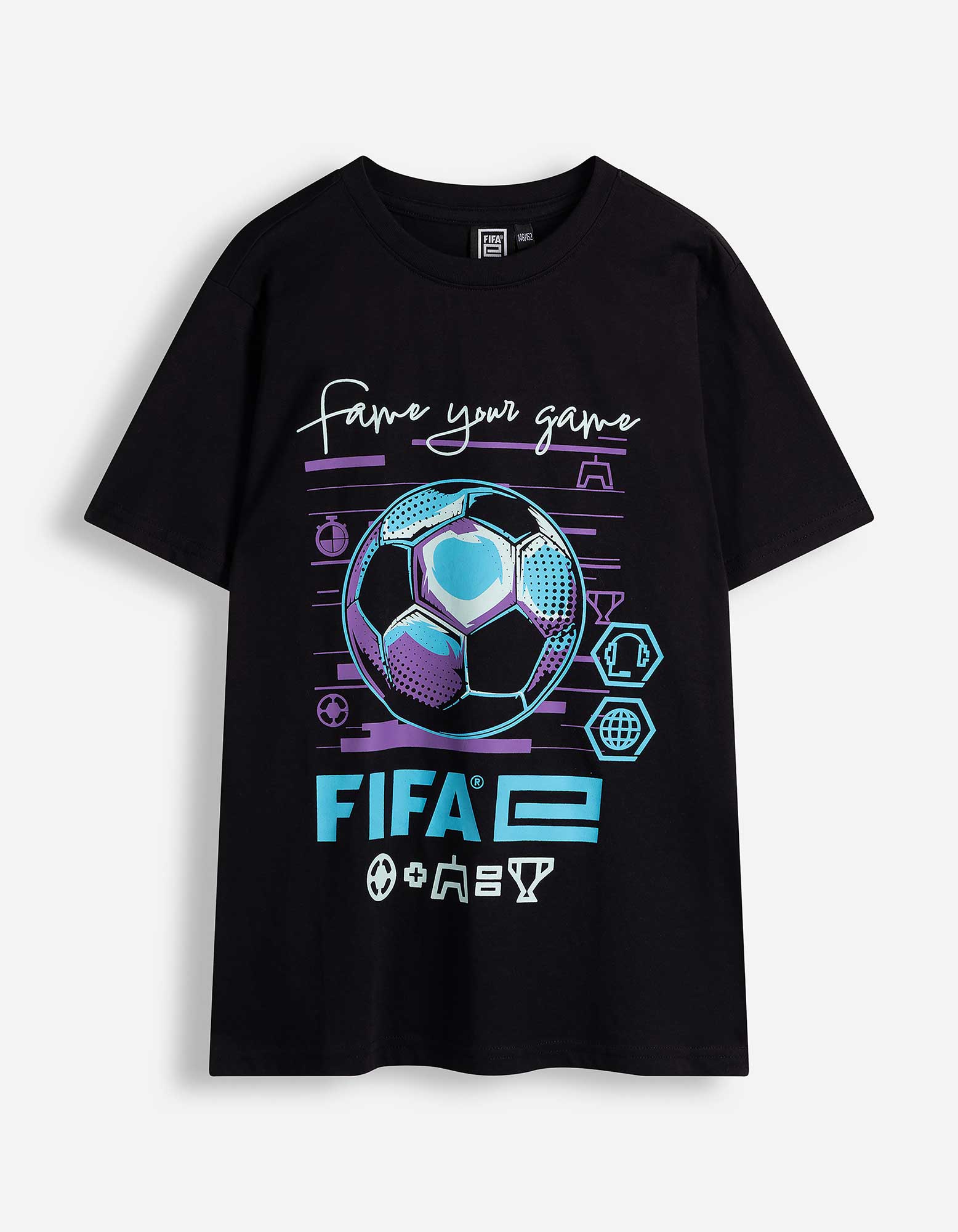 T-Shirt - Fifa E - Schwarz