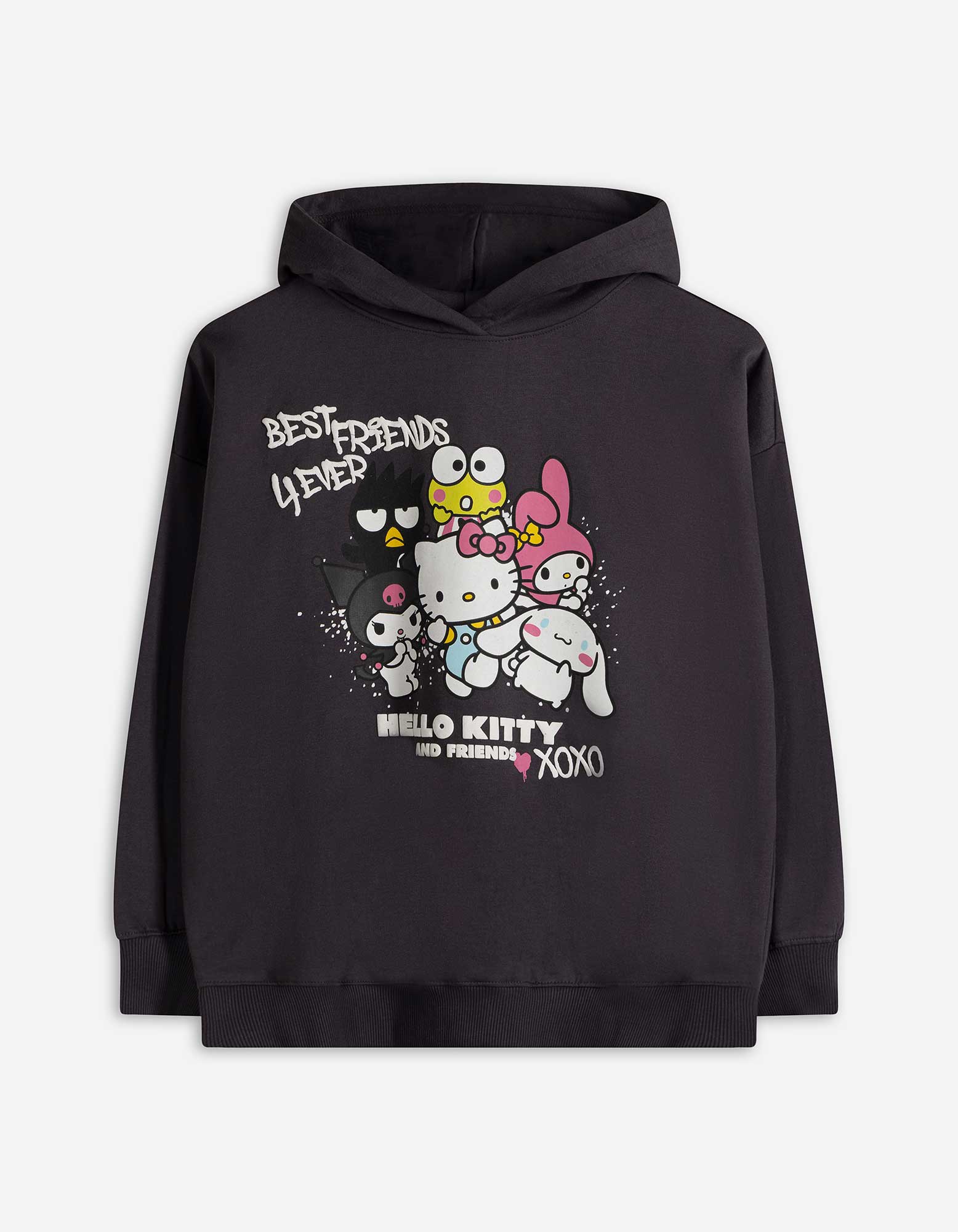 Hoodie - Hello Kitty - dunkelgrau