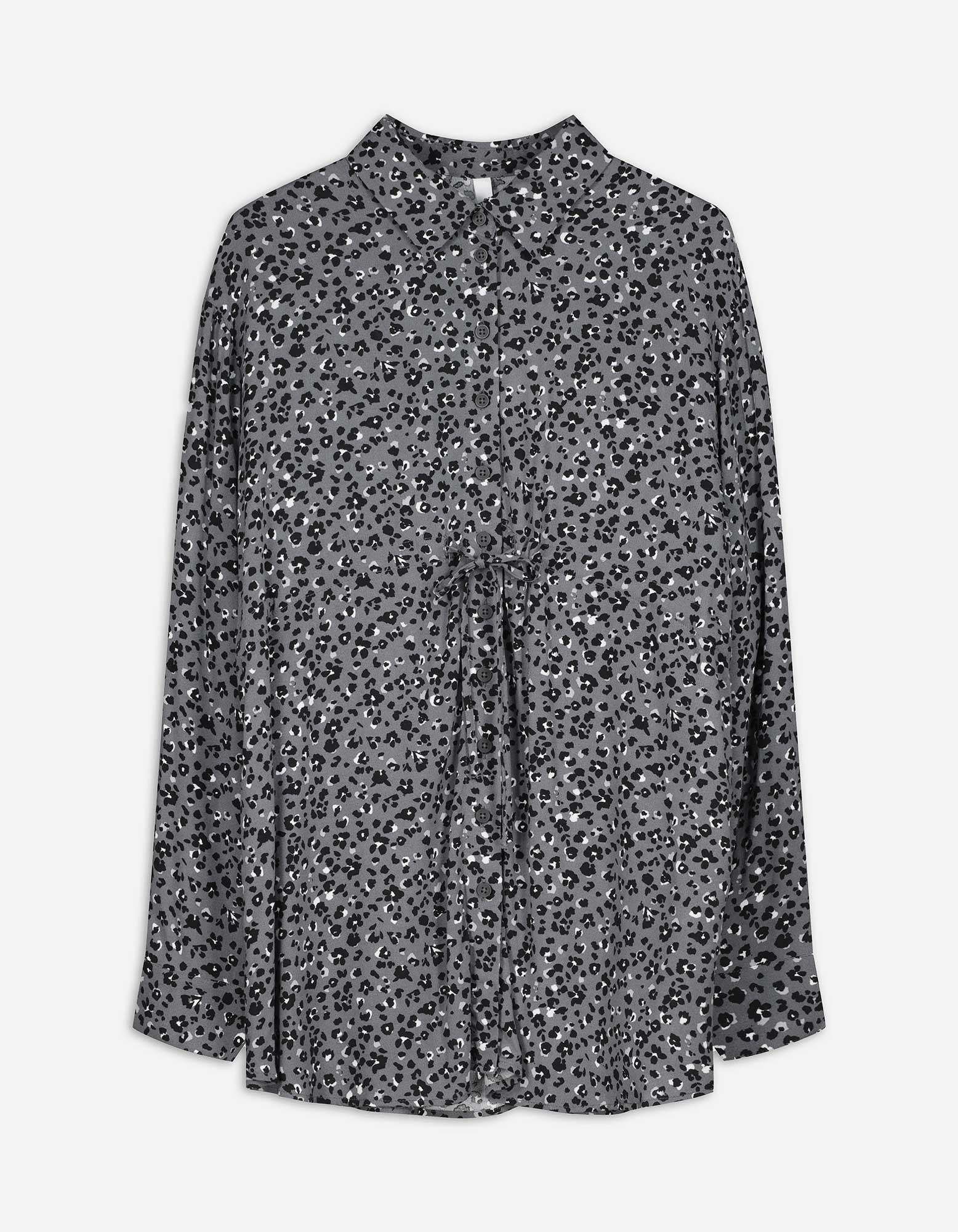 Hemdbluse - Umstandsmode - dunkelgrau