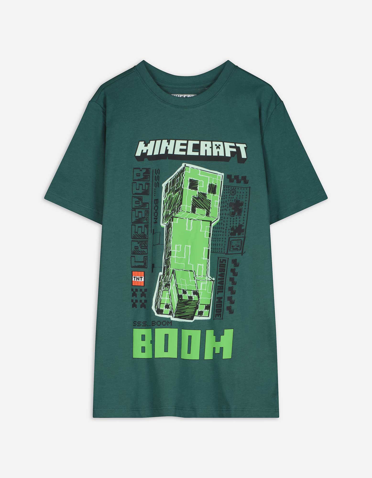 T-Shirt - Minecraft - dunkelgrün