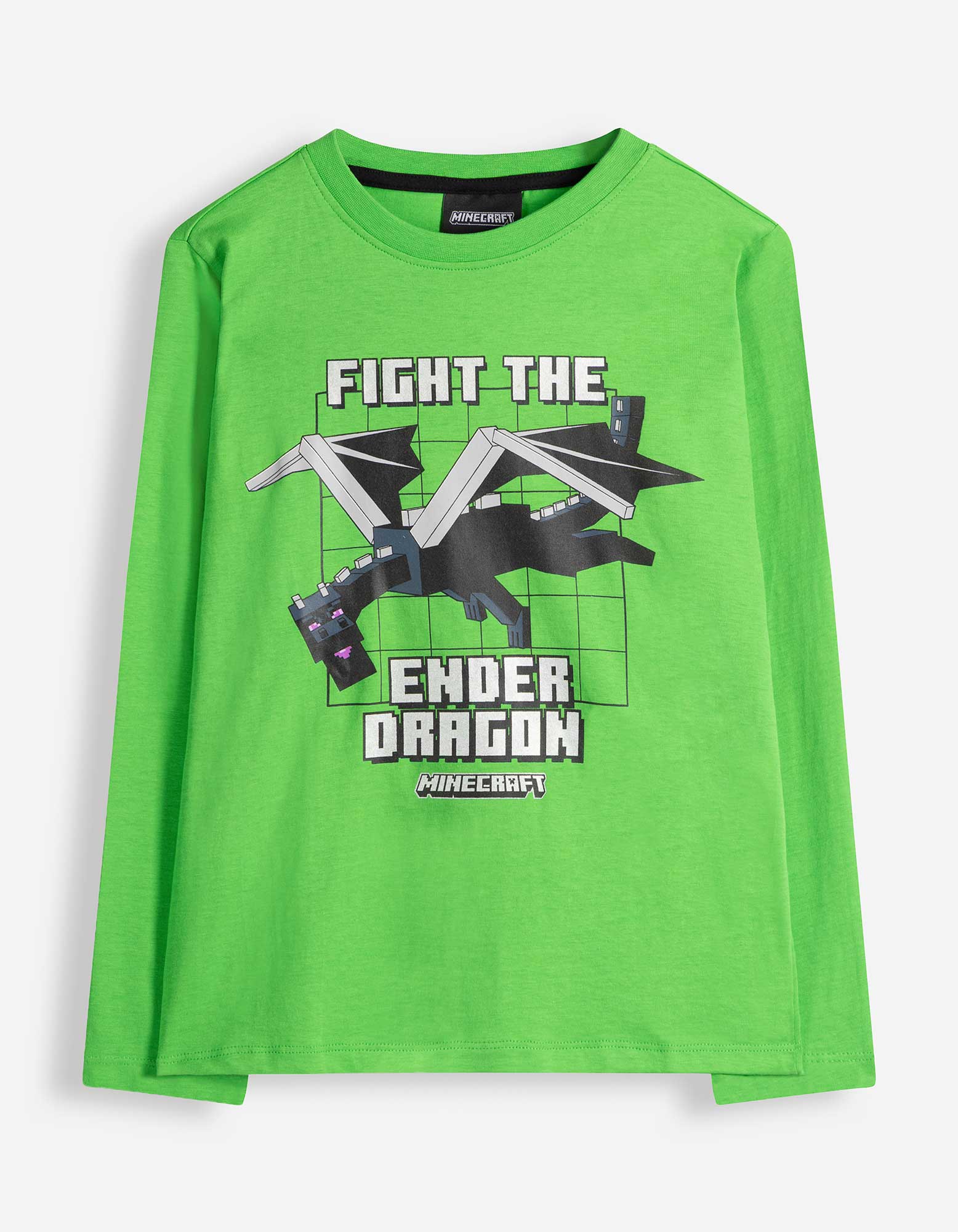Langarmshirt - Minecraft - Grün