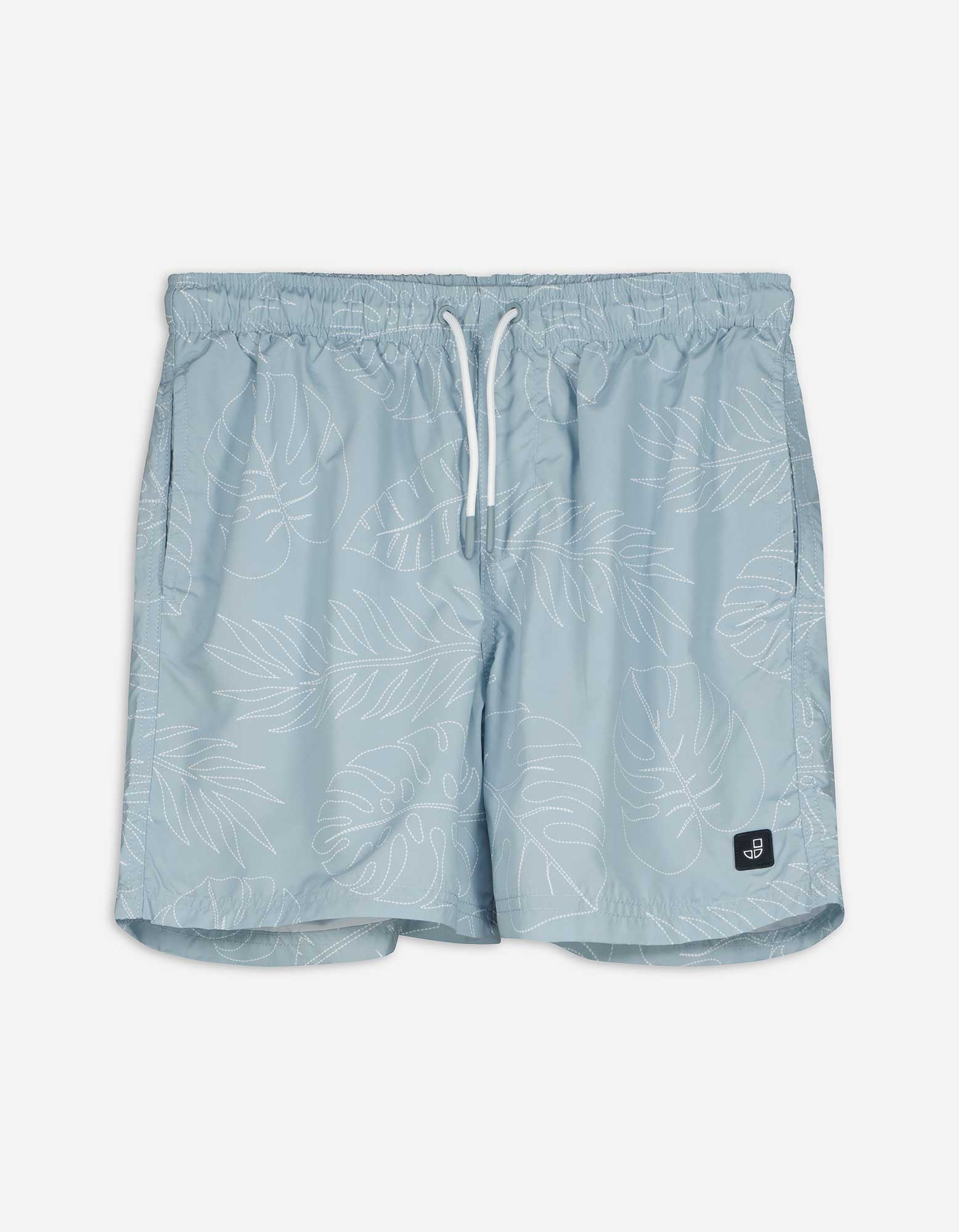 Badehose - Allover-Print - hellgrün