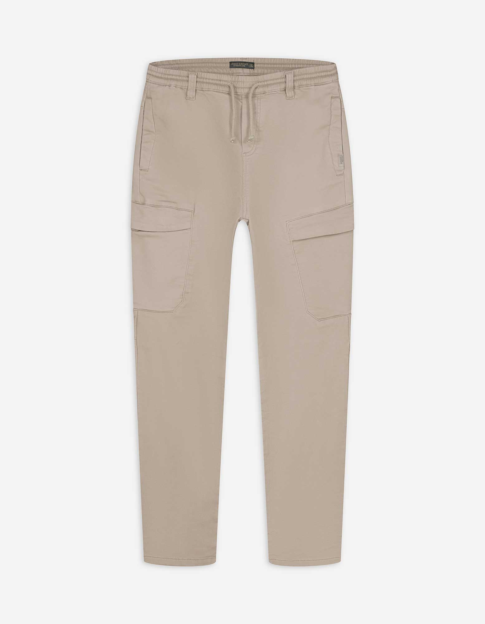 Cargohose - Gürtelschlaufen - beige