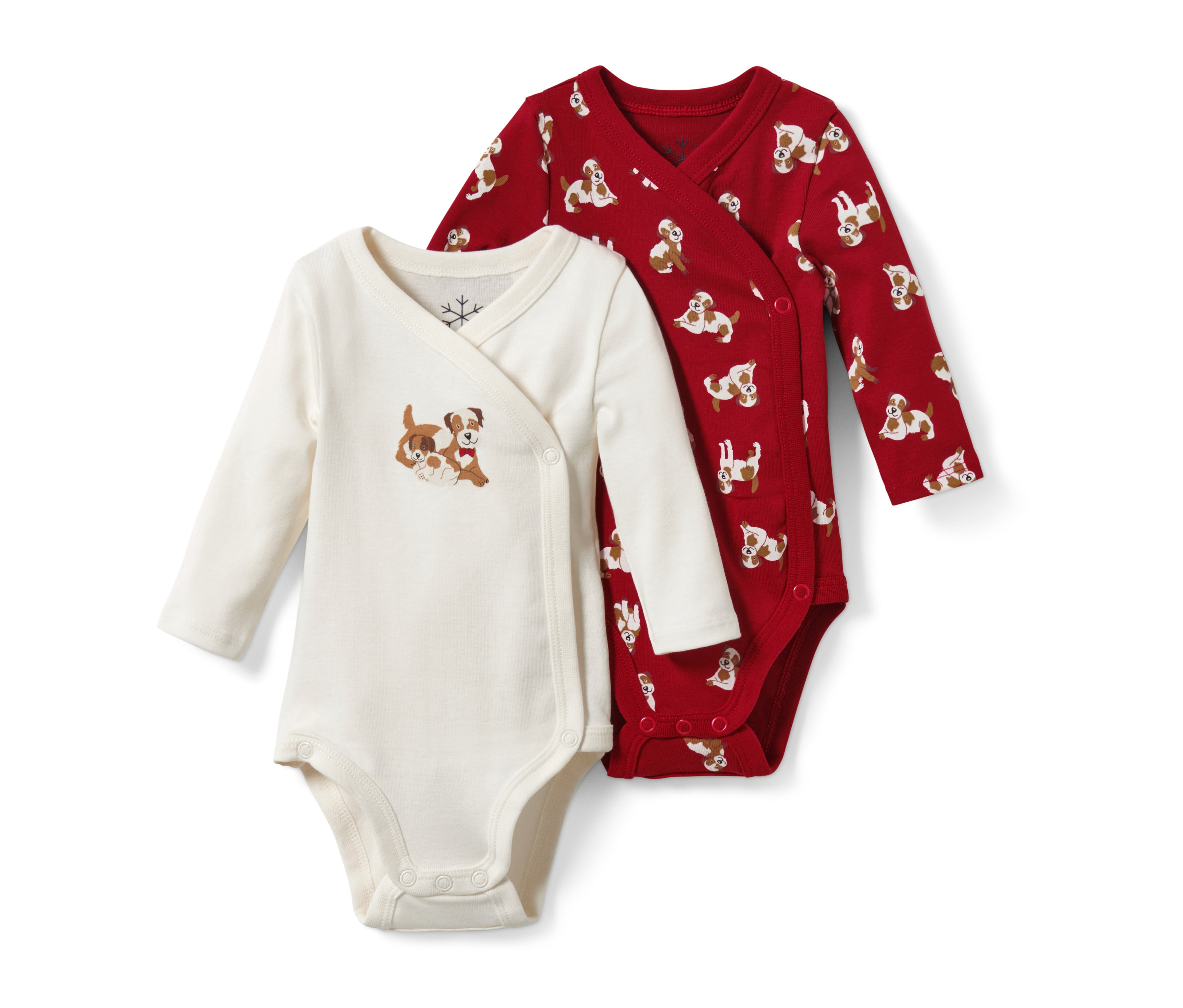 Tchibo - 2 Baby-Bodys - Herren - Gr. 98/104 - creme