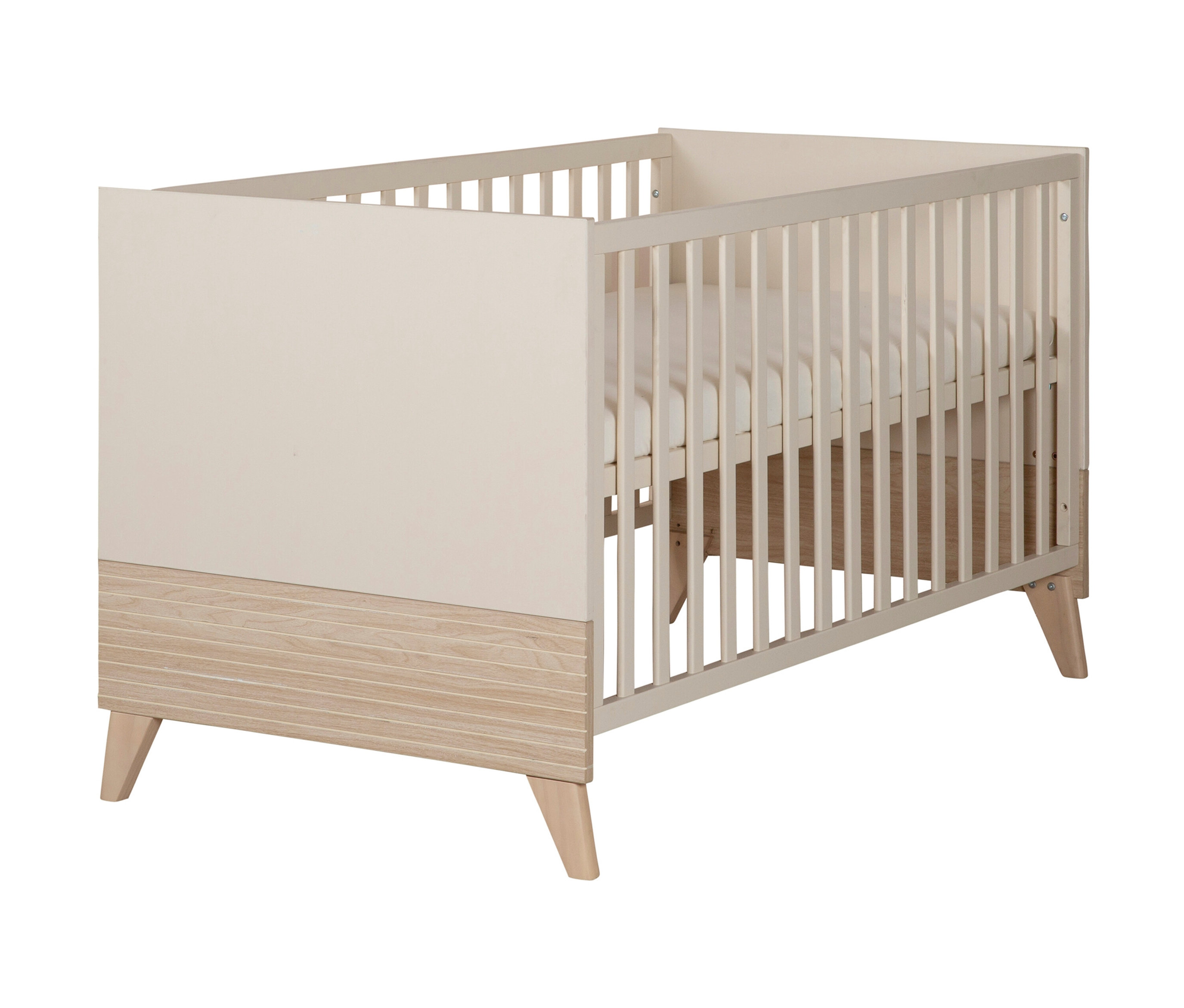 roba Babybett »Sidney« - 76x143x82cm - Holz / Eichenholz