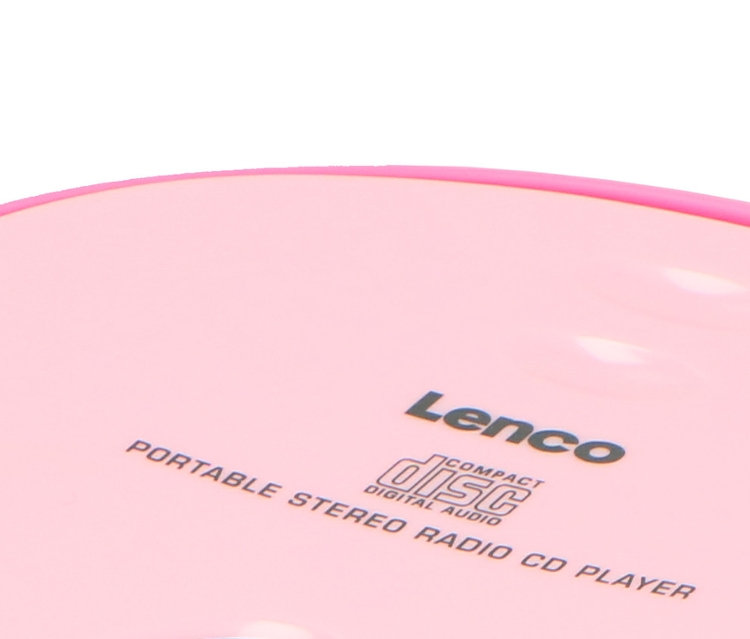 Lenco »Scd-24 Boombox« CD-Player mit Radio und Kopfhöreranschluss - pink