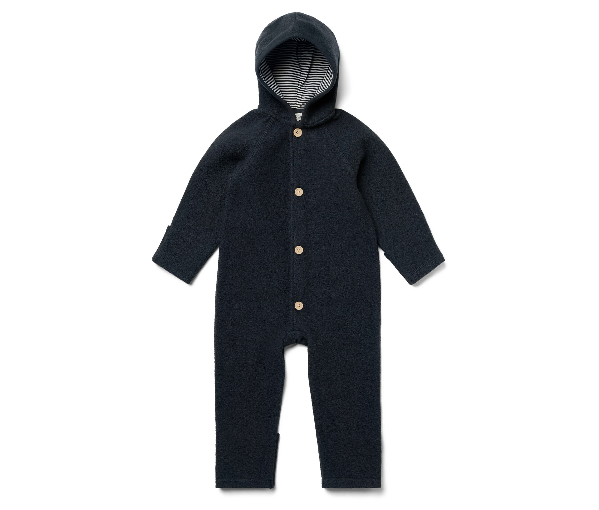 Tchibo - Baby Walkoverall mit Merinowolle - Baby - Gr. 62/68 - dunkelblau