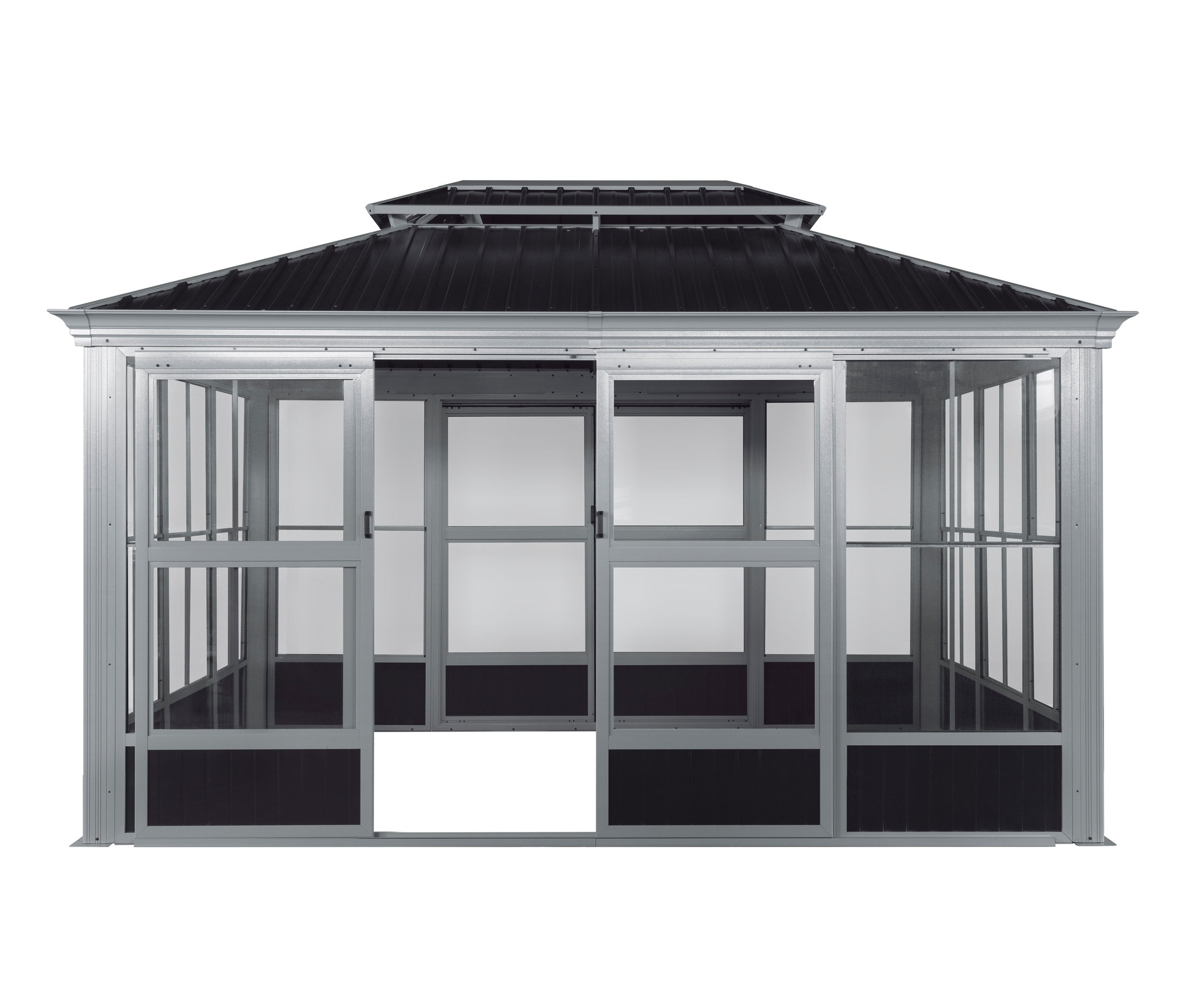 Sojag Pavillion »Olan« - 436x311x291cm - anthrazit - Aluminium / Blech