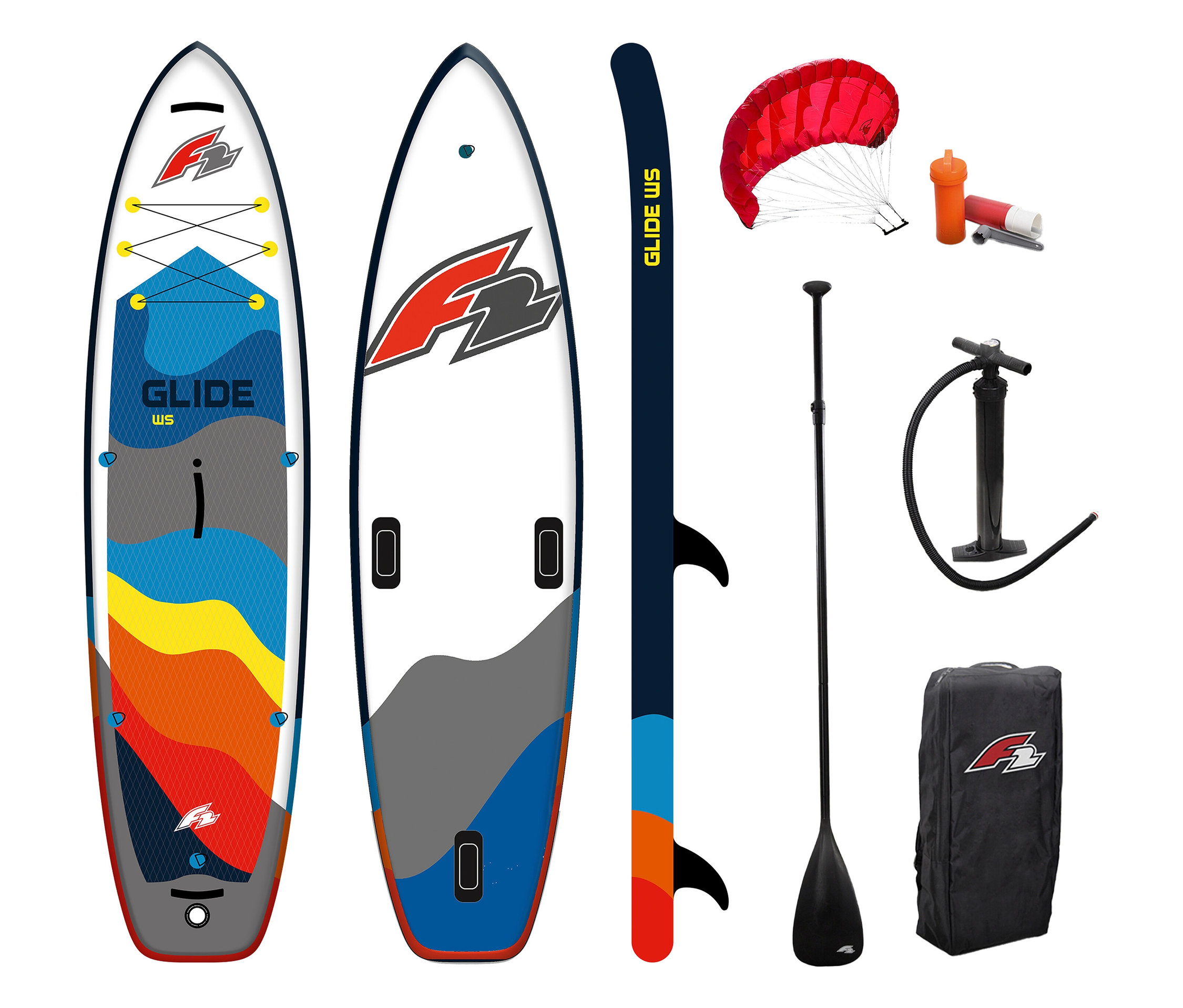 Tchibo - F2 SUP Board »Glide Wing« - mehrfarbig
