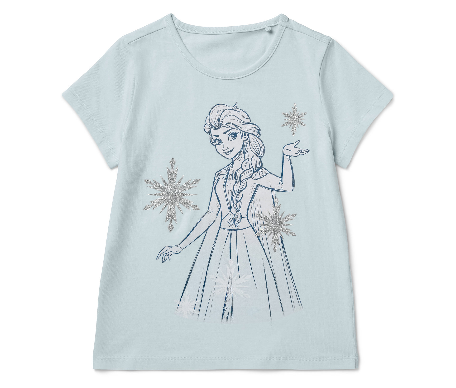 Tchibo - Kinder-T-Shirt »Eiskönigin« - Baby - Gr. 86/92 - hellblau/print