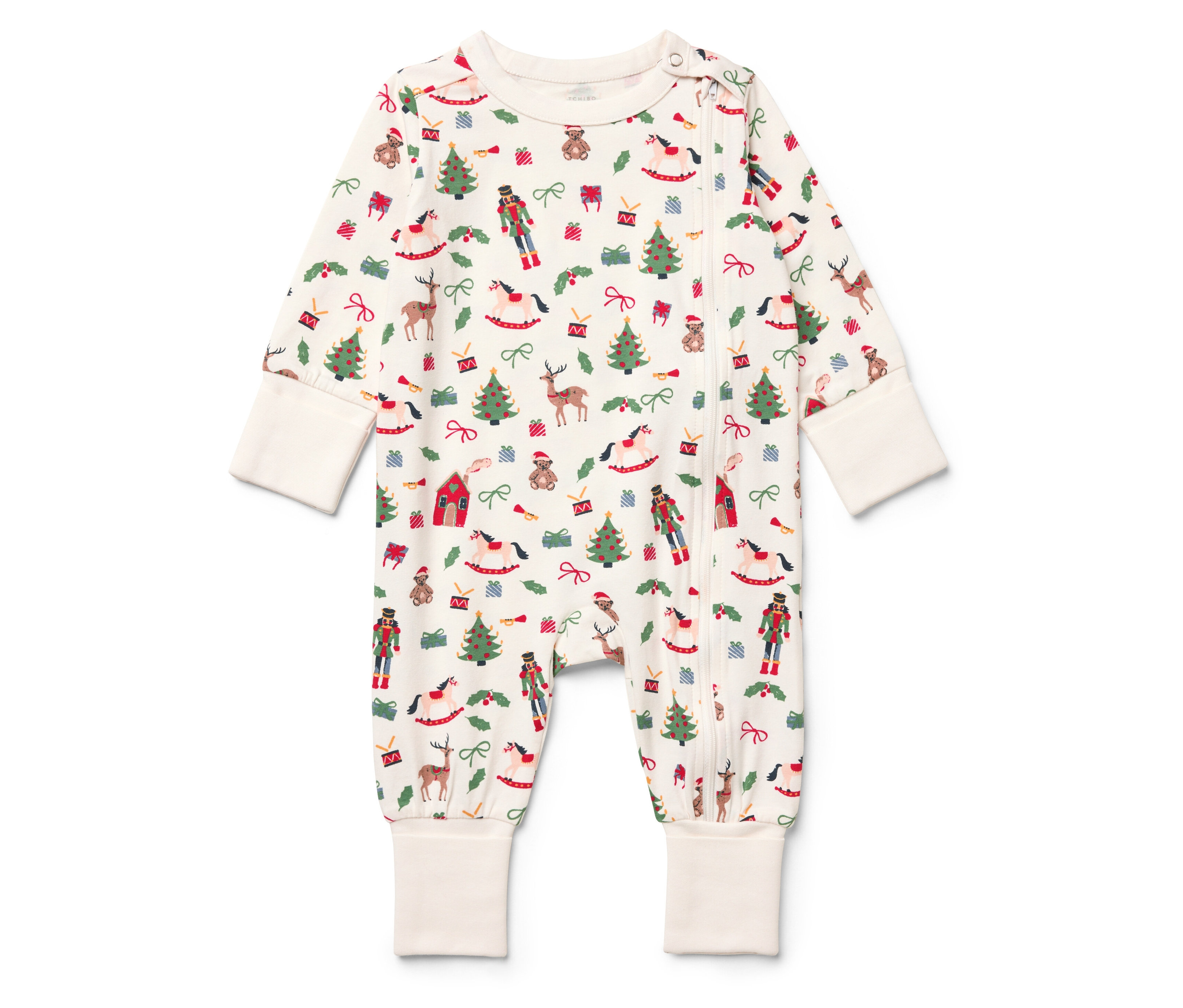 Tchibo - Baby-Pyjama - Baby - Gr. 62/68 - creme