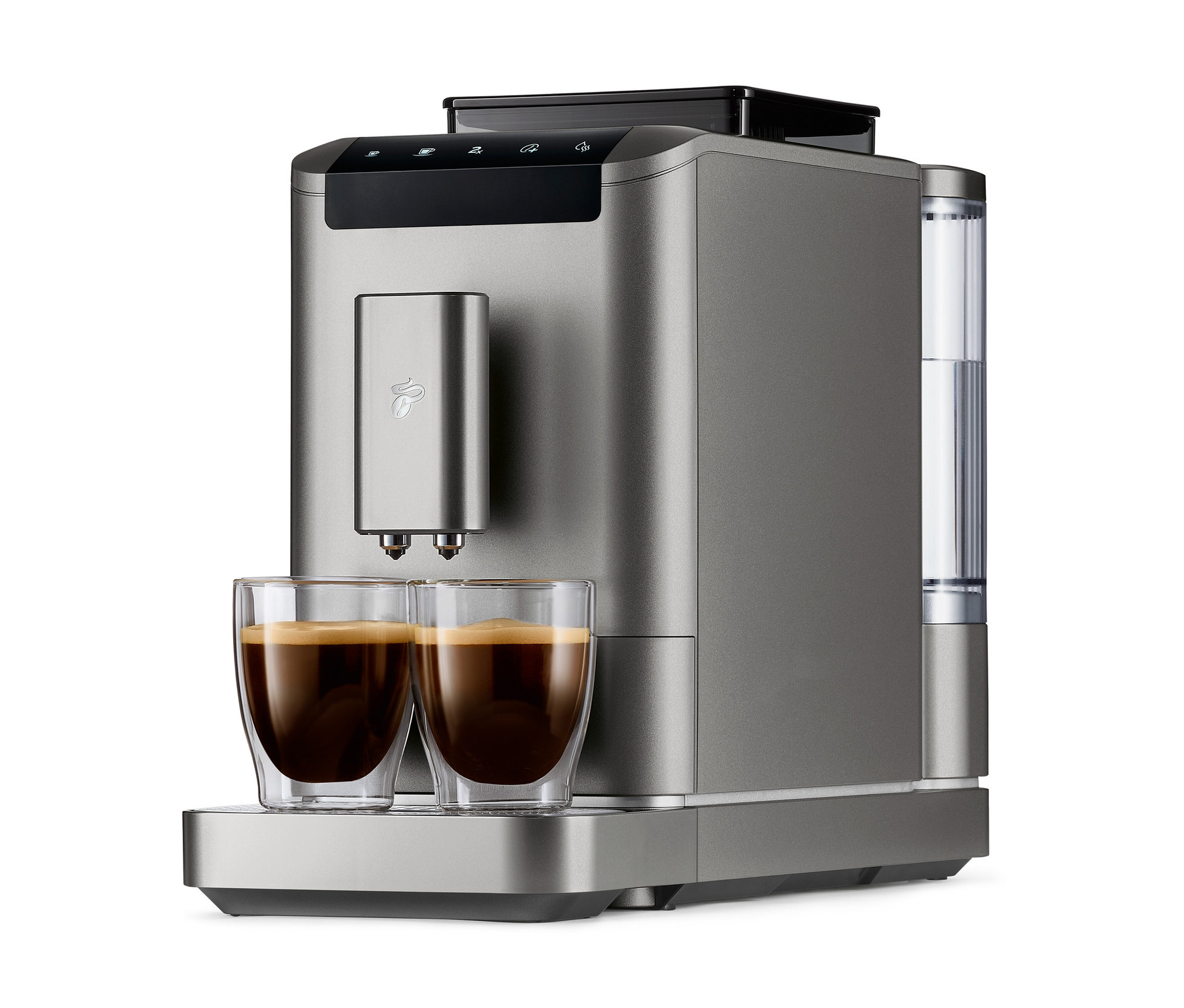 Tchibo - »Esperto2 Caffè« Kaffeevollautomat, Titanium Silver