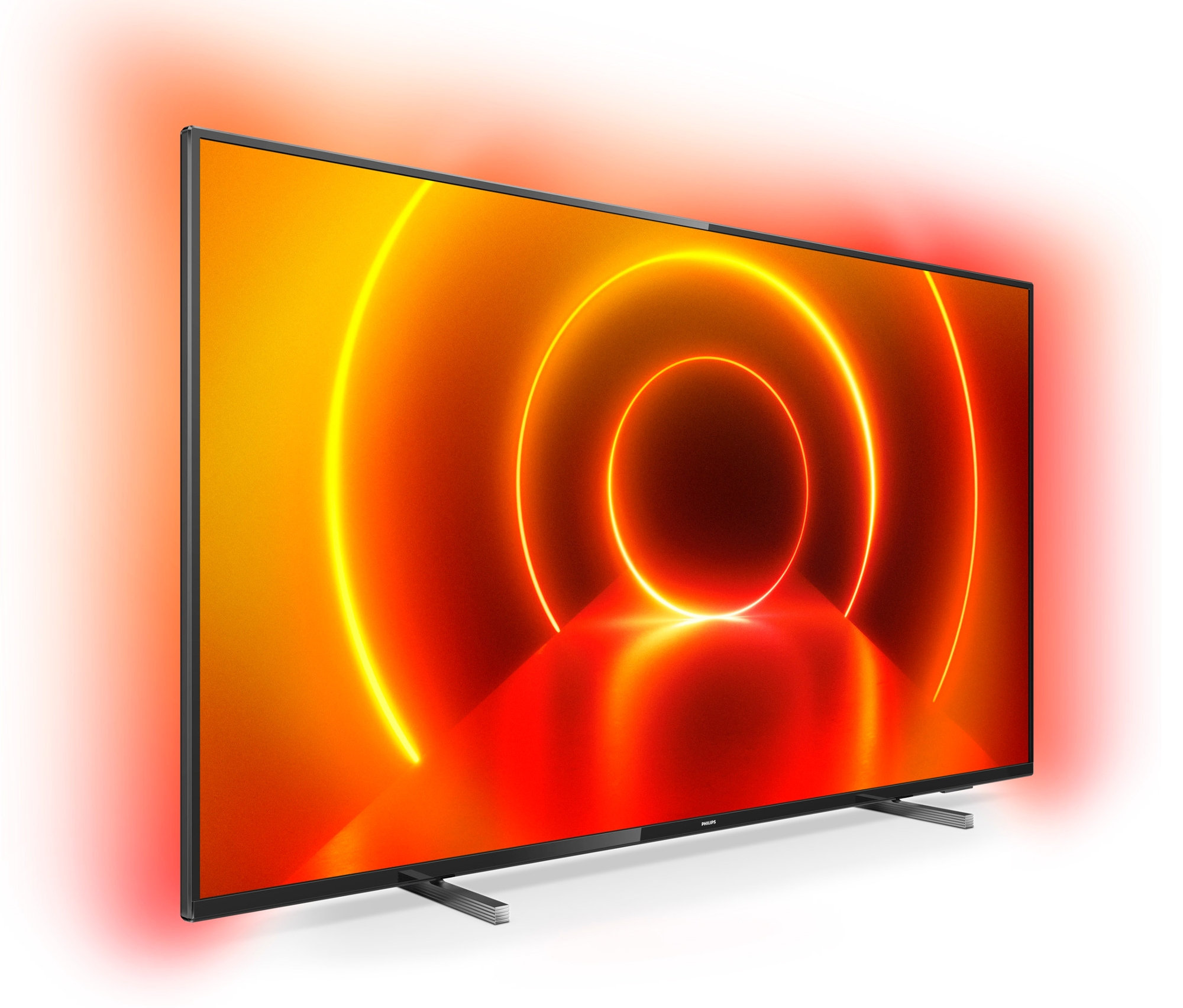 Philips 65' 4K-UHD-LED-Smart-TV mit Ambilight »Pus 7805« - schwarz