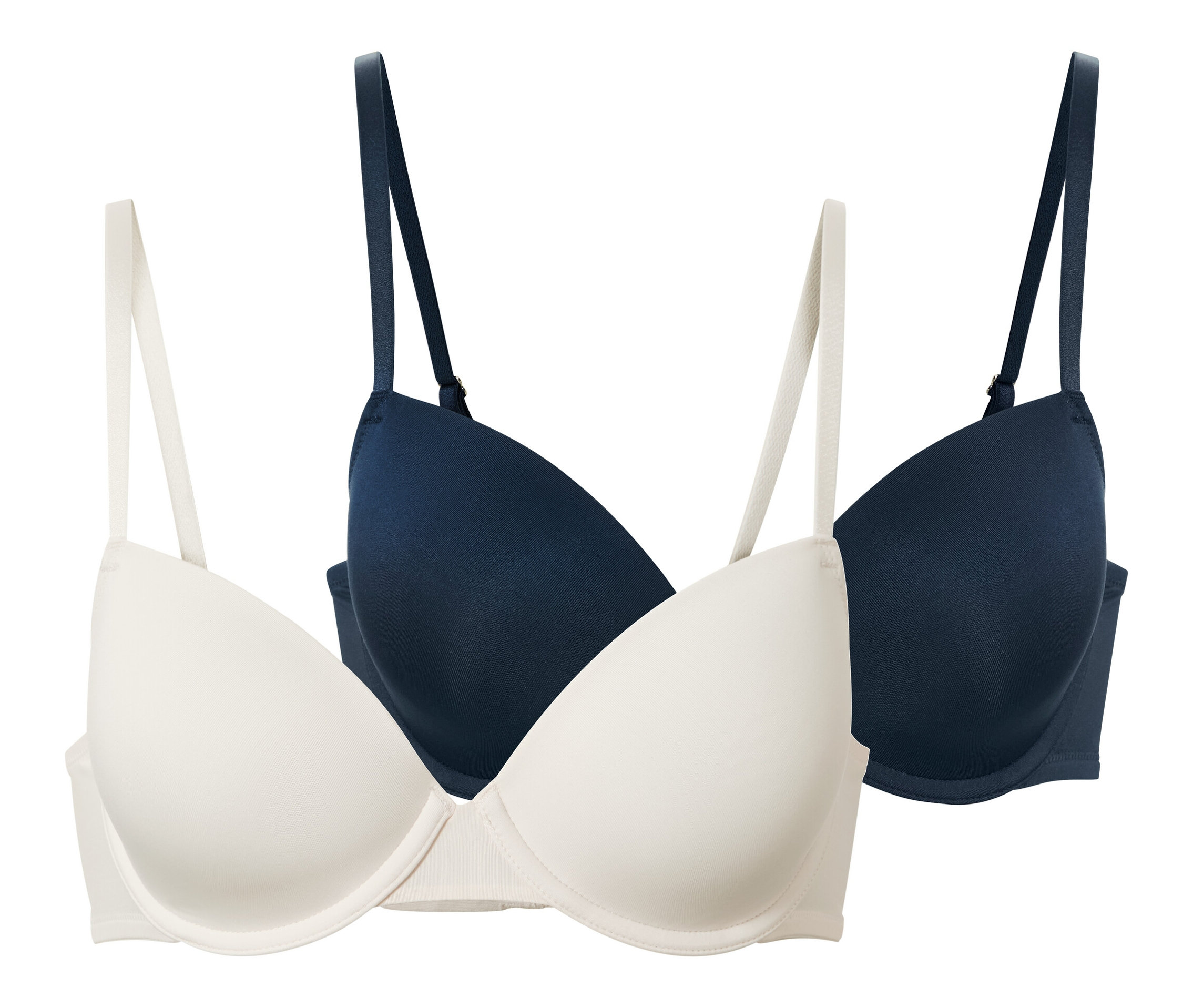 Tchibo - 2 Schalen-BHs - Damen - Gr. 80A - dunkelblau